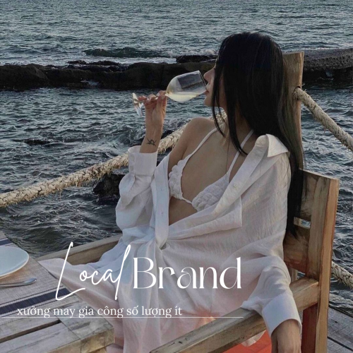 Mix Match Chinh phục bãi biển với phong cách áo sơ mi giả đầm